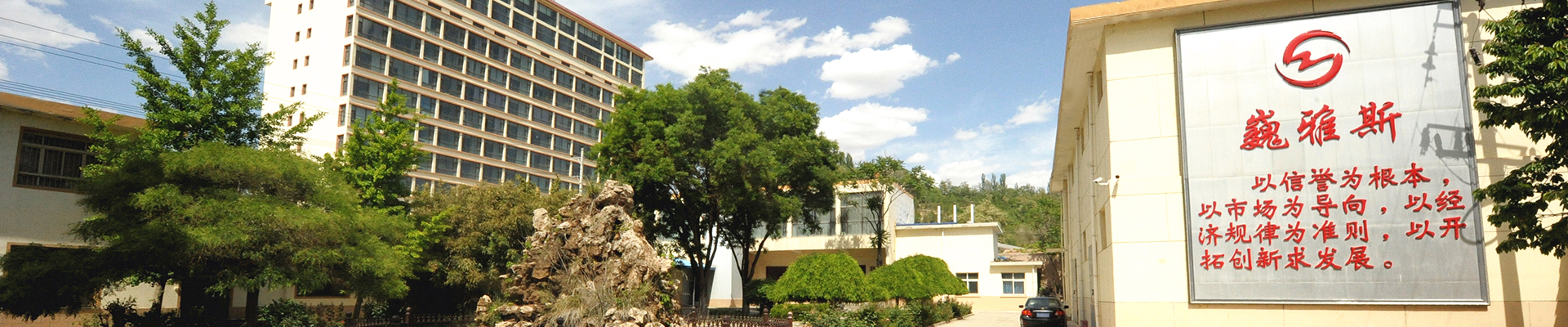 巍雅斯開(kāi)創(chuàng  )于1976年，47年來(lái)，在黨的改革開(kāi)放政策指引下，始終堅持“以信譽(yù)為根本、以市場(chǎng)為導向、以經(jīng)濟規律為準則、以開(kāi)拓創(chuàng  )新求發(fā)展”，與甘肅、寧夏、青海、陜西、西藏、內蒙等六省區80多家大型零售商場(chǎng)建立了長(cháng)期友好的合作關(guān)系。